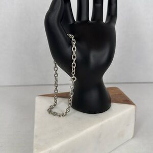 Vintage Silver Chain Bracelet lot C11